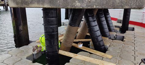 Wightlink Lymington Jetty Pile Protection HCL Fasteners