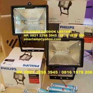 Lampu Sorot Halogen 500 Watt Philips Agen Dan Distributor Lampu LED