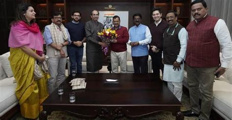 Uddhav Thackeray Meet Arvind Kejriwal Delhi Alliance Meeting Visit