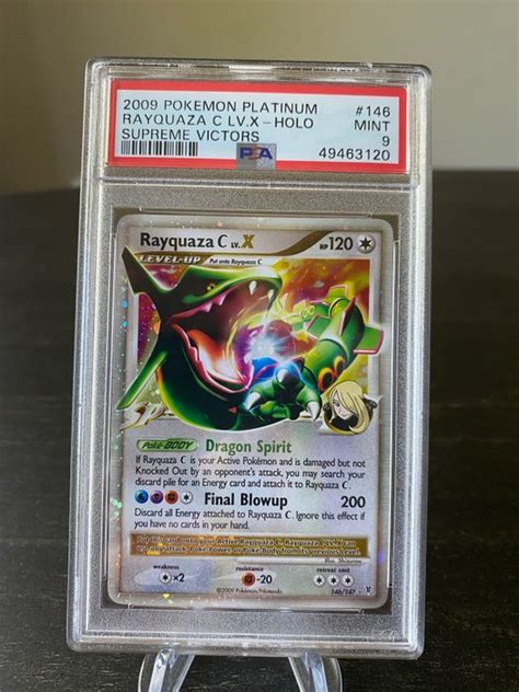 Pokémon Graded Card Rayquaza lv X 146 147 PSA 9 Catawiki