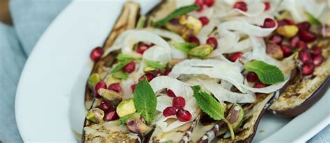 Gegrilde Aubergine Met Soja Tahin Dressing Kikkoman