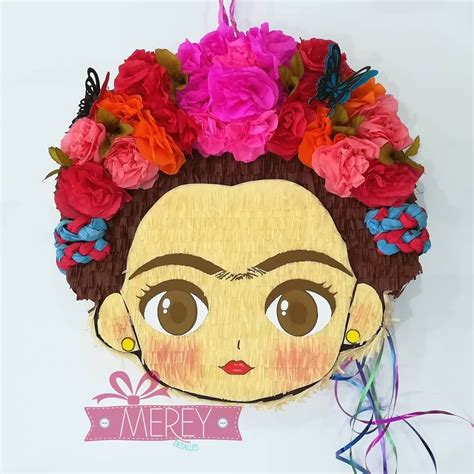 Pi Ata Frida Kahlo Pi Ata De Cerveza Pi Atas Navidad Manualidades