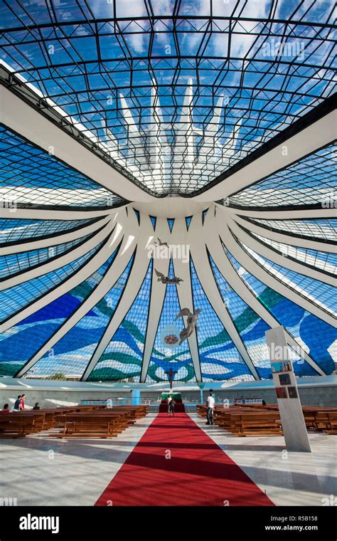 Oscar Niemeyer Cathedral Interior