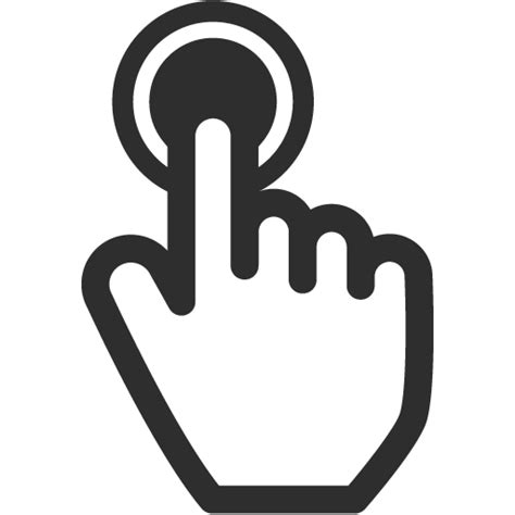 Finger Tap Icon 407835 Free Icons Library