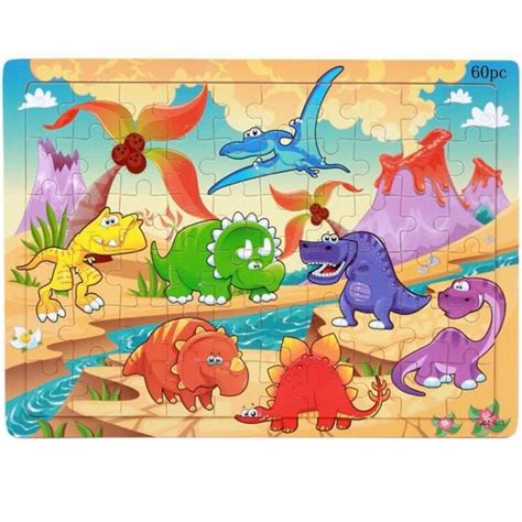 Puzzle parental 60 puzzles d anime de dessin animé en bois pour les