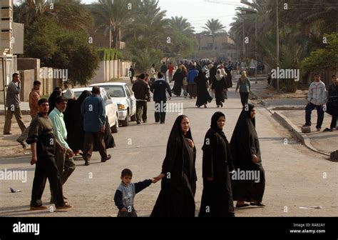 On the streets of Baghdad, Iraq happy citizen blew there horns, cheered ...