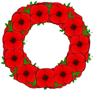 Poppy Wreath With Leaves