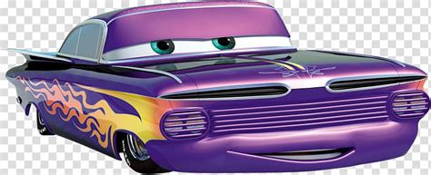 Purple Disney Cars Character Illustration Lightning Mcqueen Sally