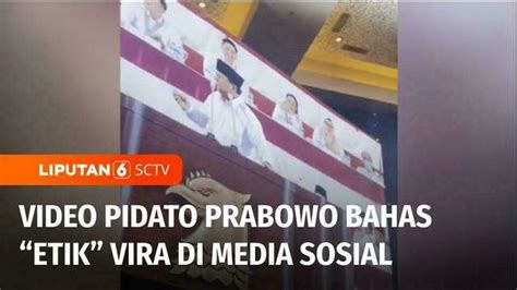 VIDEO Viral Pidato Prabowo Saat Rakornas Gerindra Diduga Bahas