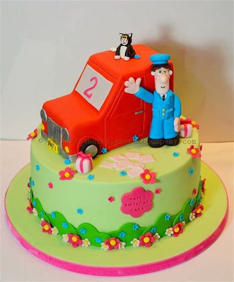 Postman Pat Cake - Decorated Cake by Strawberry Lane Cake - CakesDecor