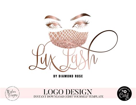 Lash Logo Design Eyelash Logo Design Eyelash Logo Logo Etsy In 2021 Eyelash Logo Lashes