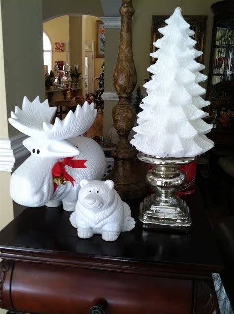 How To Decorate With Mini Christmas Figurines And Trees Mommy Blogs