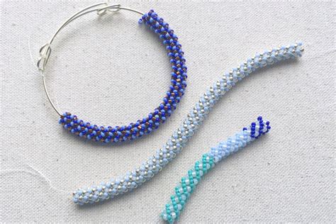 Russian Spiral Rope Stitch Beaded Rope Jewelry Patterns Beaded