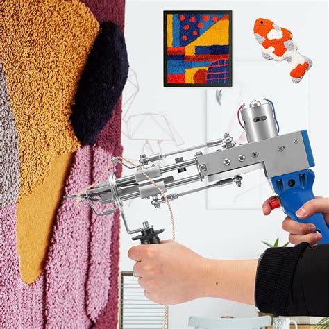 Seaan Cut Pile Tufting Gun Making Kit Rug Gun Machine Starter Kit