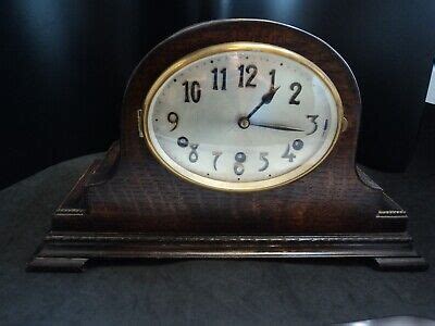 Napoleon Hat Eight Day Vintage Westminster Quarter Chiming Mantel Clock