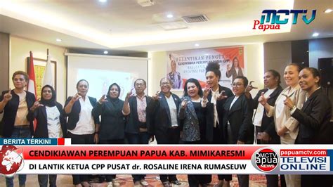 Cendikiawan Perempuan Papua Kab Mimika Resmi Di Lantik Ketua CPP Pusat