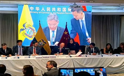 Ecuador Y China Firmaron Acuerdo Comercial Que Beneficiar Al De