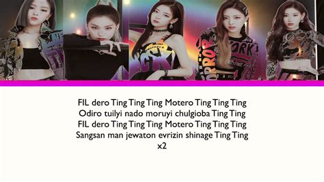 Itzy Ting Ting Letra Facil Facil Pronunciacion Youtube