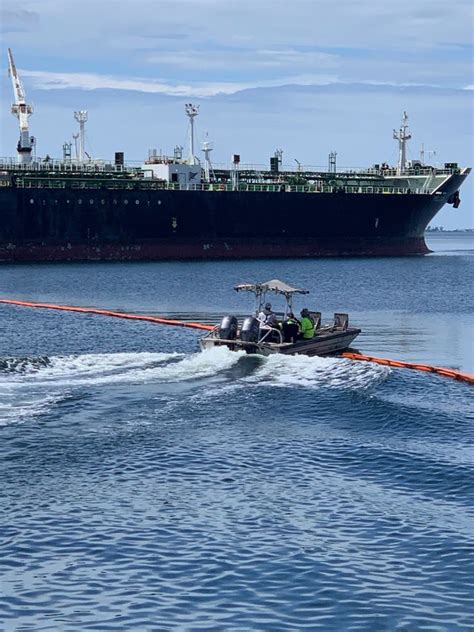 Source Of Oil Spill At Port Manatee Remains A Mystery Officials Want