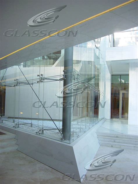 Tension Rod Glass Walls Suspended Glazing Glasscon