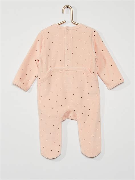 Pyjama En Velours Rose Kiabi 10 00