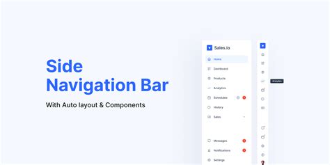 Side Navigation Bar | Figma