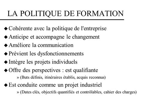 Exemple De Politique De Formation En Entreprise Le Meilleur Exemple