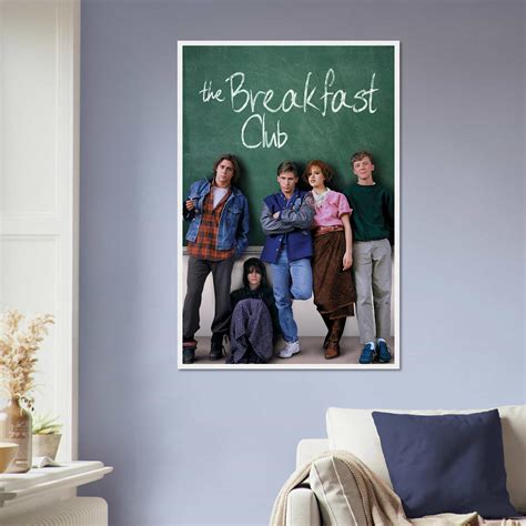 The Breakfast Club Movie Poster, The Breakfast Club Classic Vintage ...