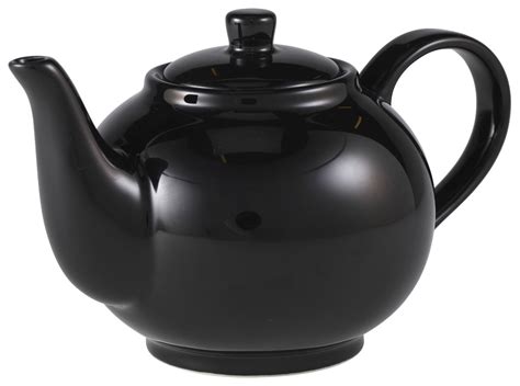 Royal Genware Teapot 45cl Black Catering Products Direct