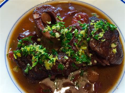 Braised Beef Shanks With Gremolata