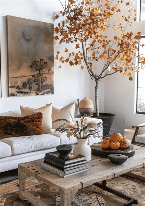 19 Fall Coffee Table Decor Ideas That Look Amazing - Lucky Girl Living