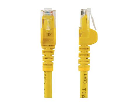 StarTech.com 100FT Cat6A 10GbE Shielded (S/FTP) Snagless Patch Cable 26AWG — Yellow (5-Pack) (N6PAT-C6A-STP-100FT-YL-5PK)