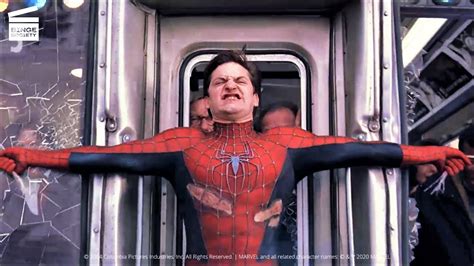 Spider Man Sauver Les Passagers Du Train Youtube