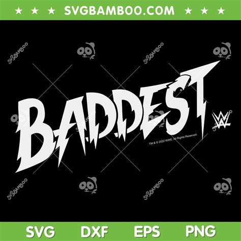 WWE Ronda Rousey Baddest SVG PNG