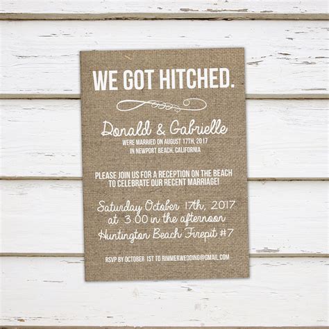 Elopement Reception Invitation Wording - Letter Words Unleashed