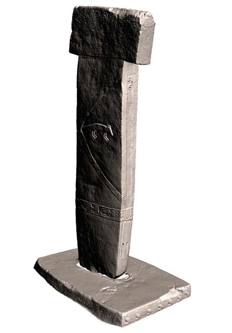 Göbekli Tepe 3D model of Pillar 18 one of the central pillars of