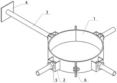 一种建筑工程管道套管预埋定位装置的制作方法