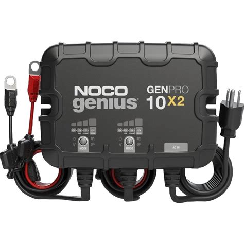 NOCO Genius 12 Volt 20 Charger 2 Bank Battery Charger