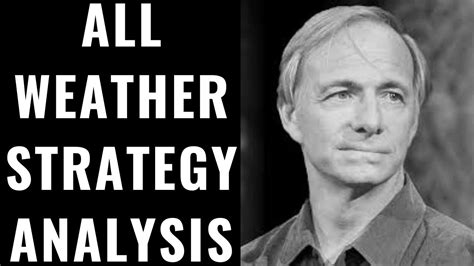 Ray Dalio S All Weather Investing Strategy Analysis All Weather