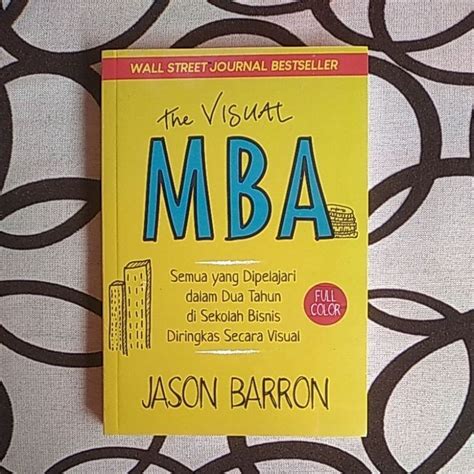 Jual The Visual Mba Jason Barron Original Terjemah Bahasa Indonesia