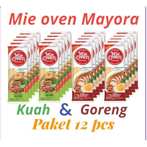 Jual Mie Oven Mayora Pcs G G Shopee Indonesia