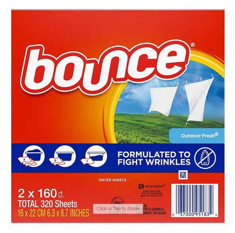 Bounce Outdoor Fresh Dryer Sheets 2 Pk 160 Ct Walmart