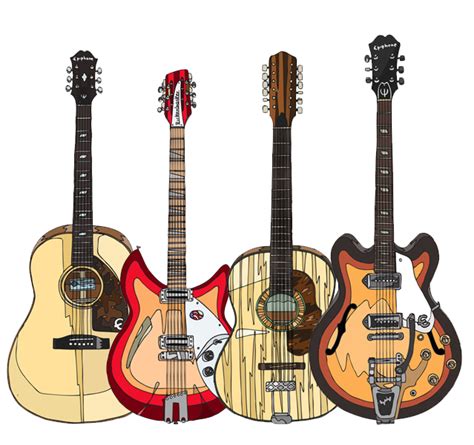 Beatles Guitars - all of them! - on Behance