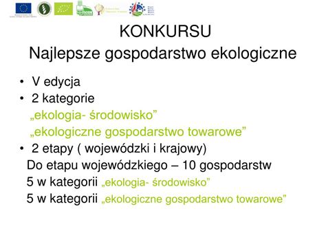 Ppt Konkurs Najlepsze Gospodarstwo Ekologiczne Powerpoint