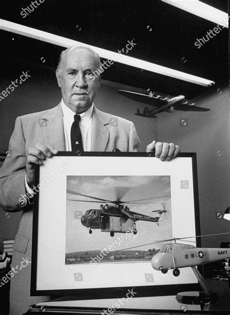 Portrait Helicopter Designer Igor Sikorsky W Editorial Stock Photo ...