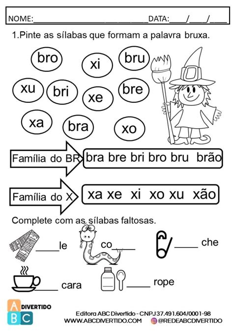 Atividades De Portugu S Ano A Bruxinha Legal