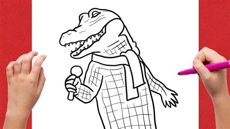 How To Draw Lyle Lyle Crocodile Youtube