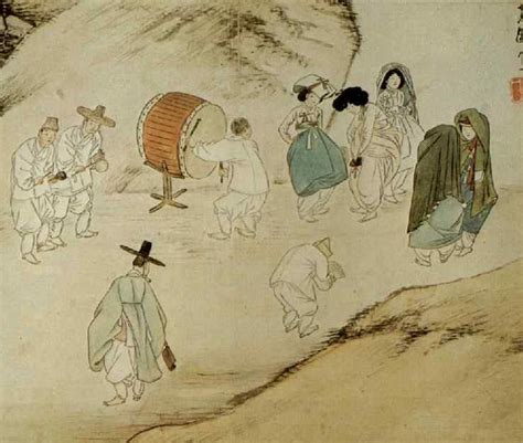 한국인이면 봐둬야 할 신윤복 풍속화 30점 Korean Painting Korean Art Historical Artwork