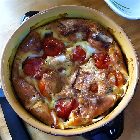 Recette de Clafoutis tomates chèvre