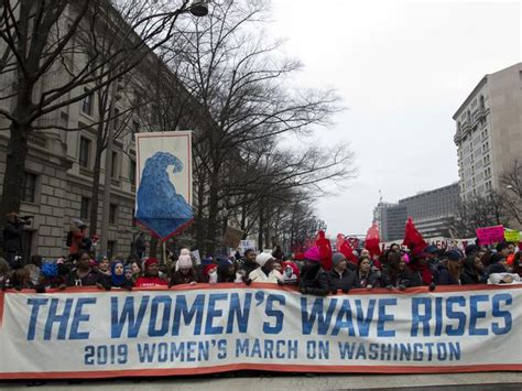 Womens March Thousands Brave Cold In Washington Dc To Protest